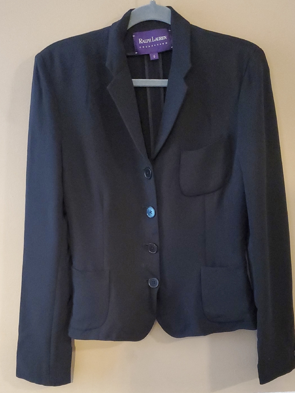 Ralph Lauren Purple Label Black Blazer